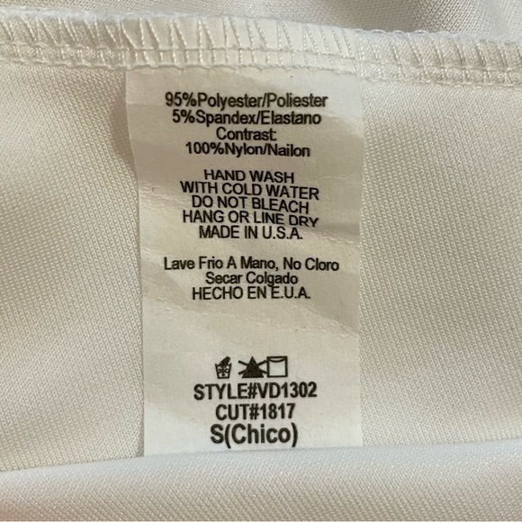 White Mesh Skater Dress - Picture 5 of 5